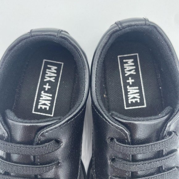 MAX + JAKE little boys non-marking lace up dress shoes in BLACK sz 11 - VGUC - Picture 5 of 8